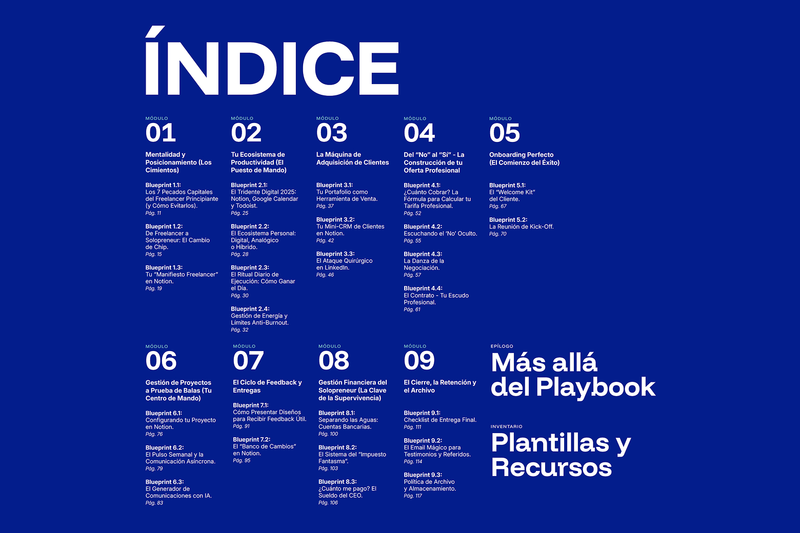 Muestra del contenido del Playbook 4